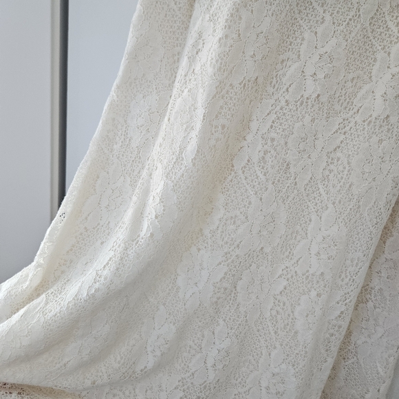 Abercrombie & Fitch Cream Lace Mini Dress - Picture 4 of 6